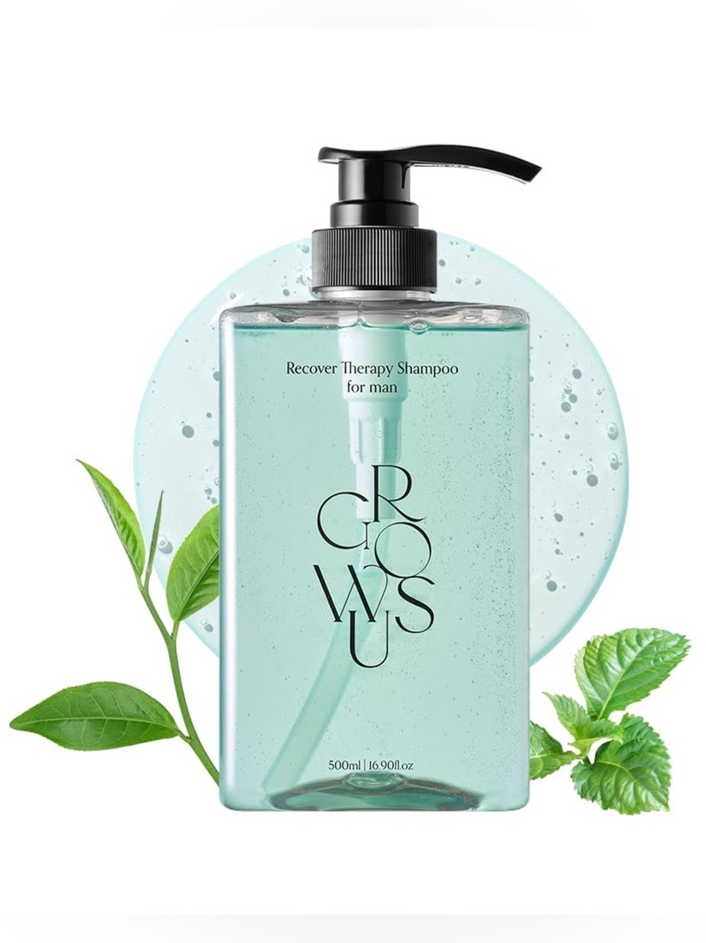 GrowUs Recover Therapy Shampoo- excess sebum control, scalp care, hair thinning